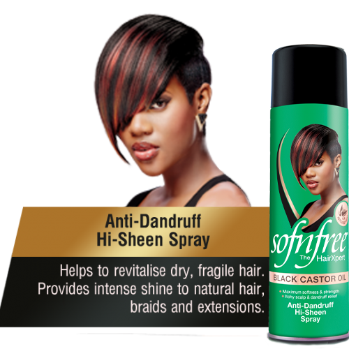 Sofnfree Anti-Dandruff Hi-Sheen Spray